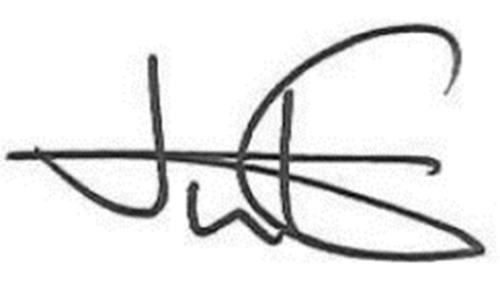 Jamie Christon's signature